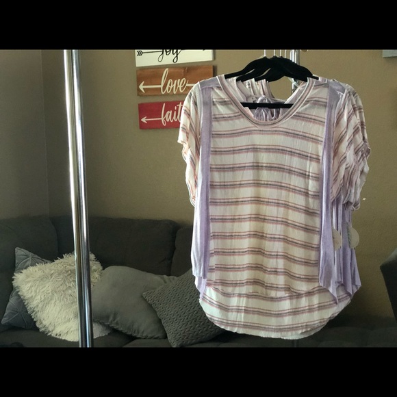 Striped boho ribbed top - Picture 8 of 8